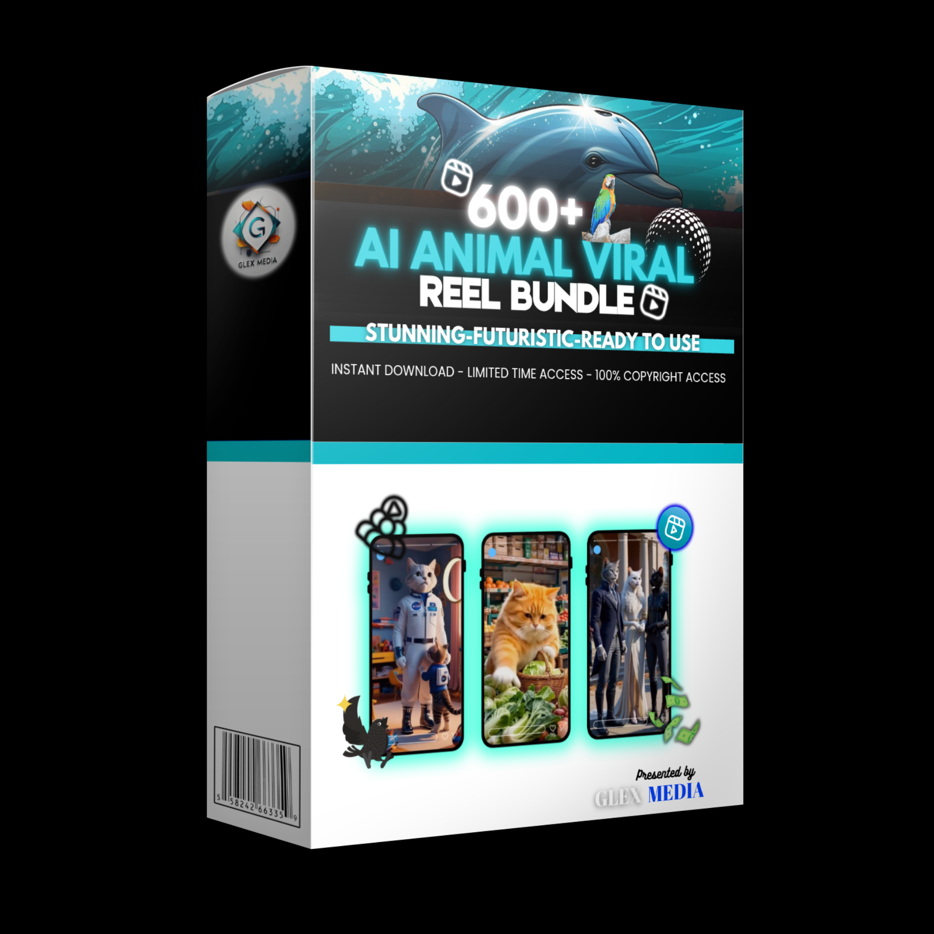 600+ AI Animal Viral Reels