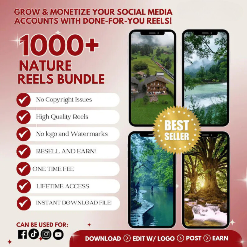 1000+ Nature Reels