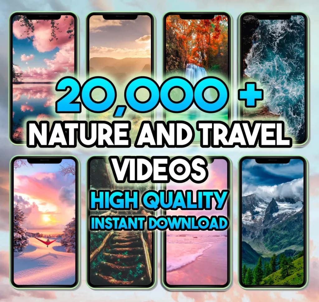 20,000+ Nature & Travel Videos