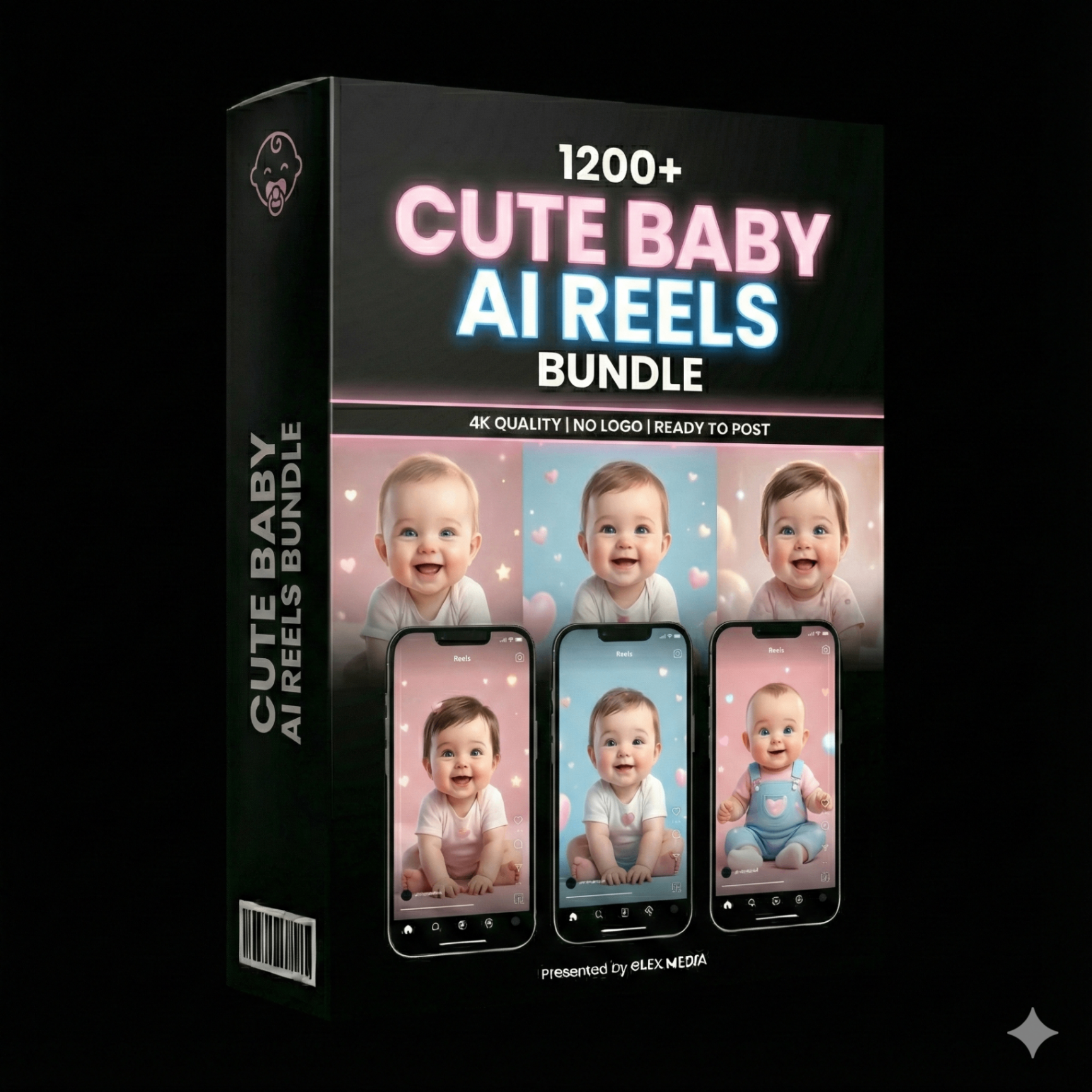 1200+ Cute Baby AI Reels
