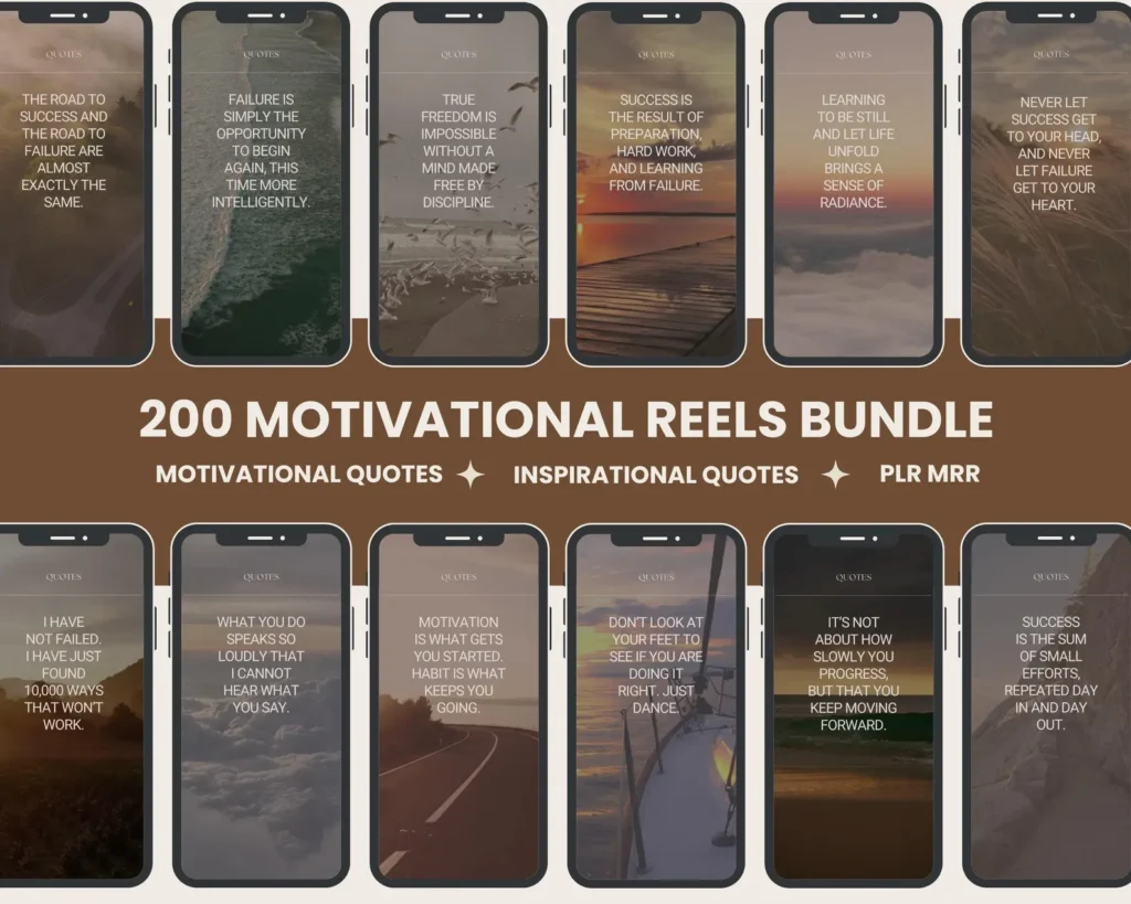 200+ Motivational Quotes Reels
